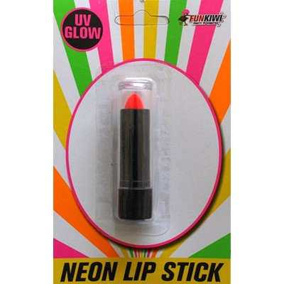 Neon lip Stick Orange - Yakedas Party and Giftware