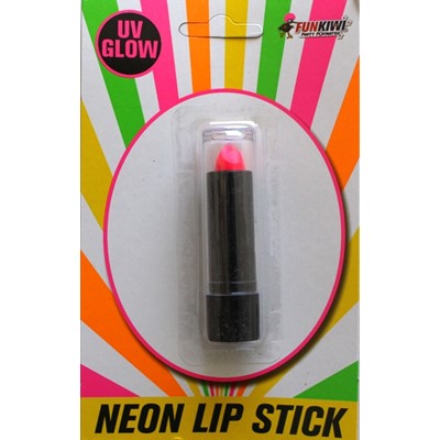 Neon lip Stick Pink - Yakedas Party and Giftware