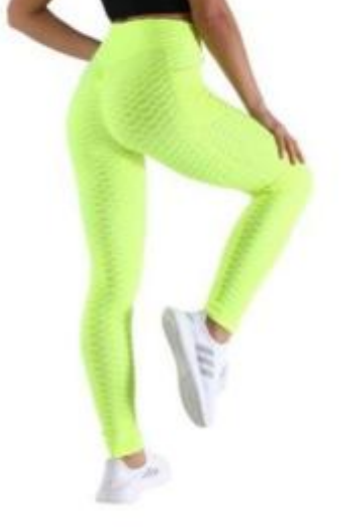 SCRUNCH BOOTY NEON GREEN POCKET LEGGINGS – Iris Fitness Online