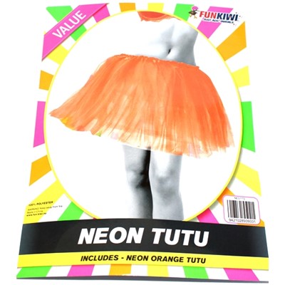 Neon Tutu Orange - Yakedas Party and Giftware