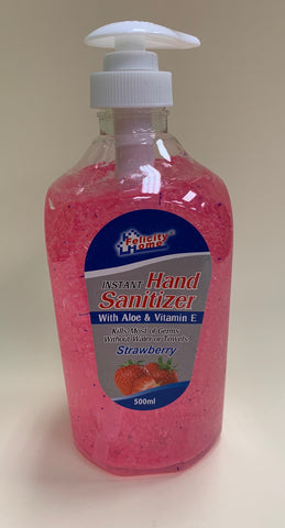 Hand Sanitizer Strawberry 500ml - Yakedas Party and Giftware