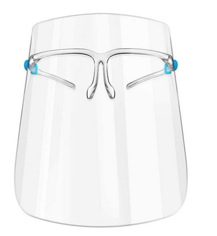 Safety Face Shield Protective Facial Full Cover Clear Transparent Glasses Guard Mask