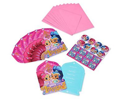Shimmer & Shine Party Invitation Cards - Yakedas Party and Giftware