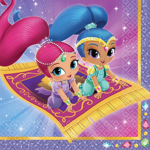 Shimmer & Shine Party Napkins - Yakedas Party and Giftware