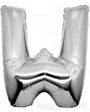 Letter W Foil Balloon - Yakedas Party and Giftware