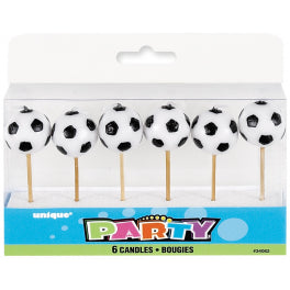 Soccer Party Candles - Yakedas Party and Giftware