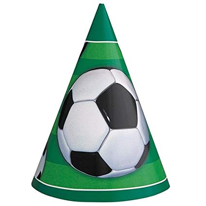 Soccer Party Hats - Yakedas Party and Giftware