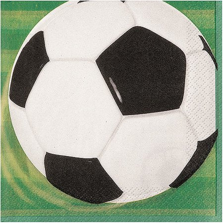 Soccer Party Lunch Napkins - Yakedas Party and Giftware