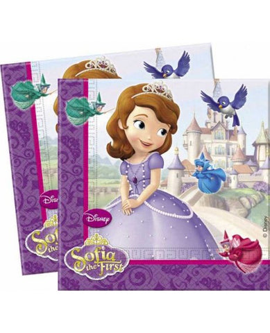 Sofia the First Party Napkins - Yakedas Party and Giftware