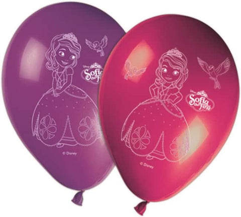 Sofia the First Printed Balloons - Yakedas Party and Giftware