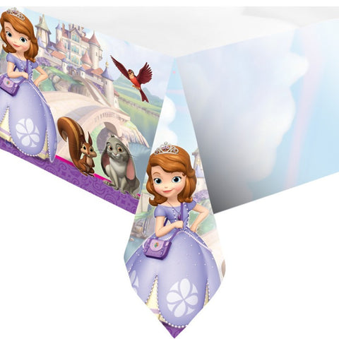 Sofia the First Party Table Cover - Yakedas Party and Giftware