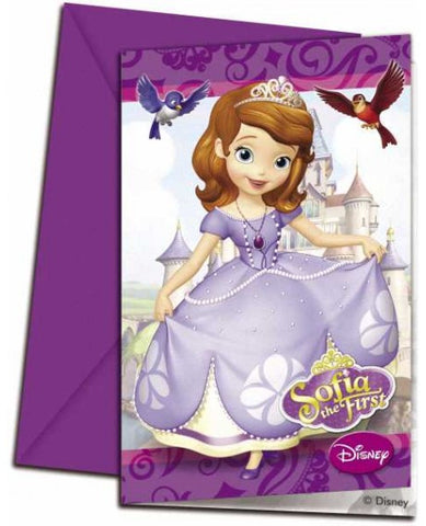 Sofia the First Invitation Cards - Yakedas Party and Giftware