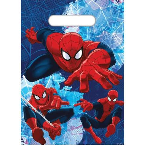 Spider - Man Party Bags - Yakedas Party and Giftware