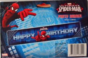 Spider - Man Party Banner - Yakedas Party and Giftware