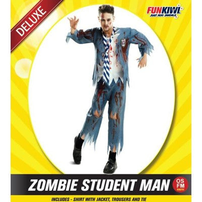 Zombie Student Man - Yakedas Party and Giftware