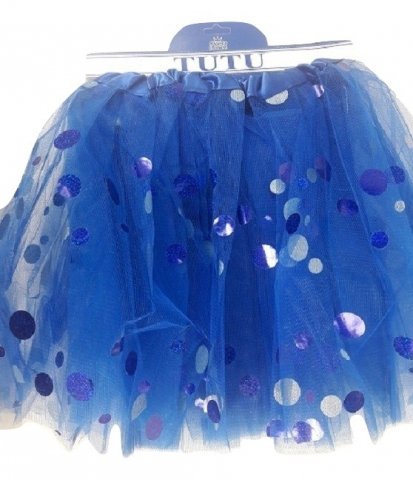 Blue Shining Dot Tutu - Yakedas Party and Giftware