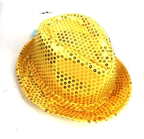 Shinning Hat Sequin Golden - Yakedas Party and Giftware
