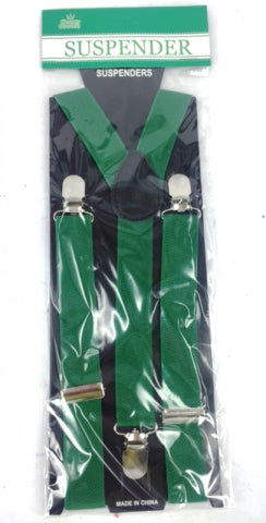 Adult Suspender Green - Yakedas Party and Giftware