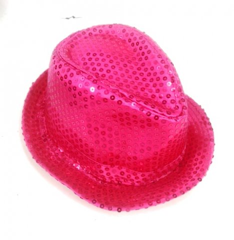 Shinning Hat Sequin Hot Pink - Yakedas Party and Giftware