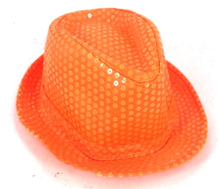 Shinning Hat Sequin Orange - Yakedas Party and Giftware