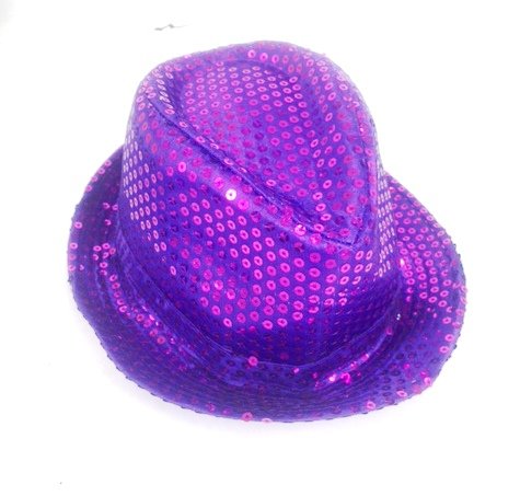 Shinning Hat Sequin Purple - Yakedas Party and Giftware