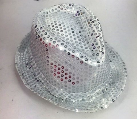 Shinning Hat Sequin Silver - Yakedas Party and Giftware