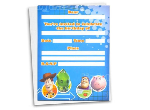 Toy Story Invitations - Yakedas Party and Giftware